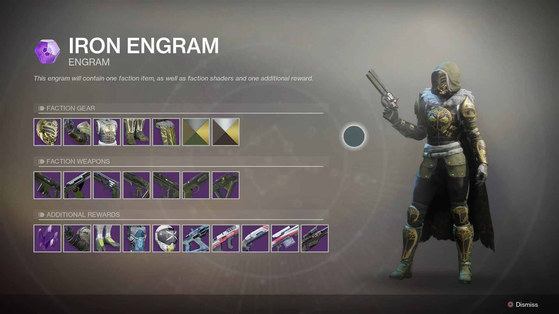 Destiny Titan Iron Banner Armor