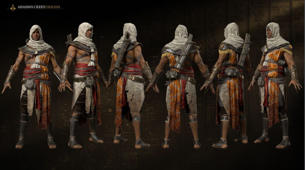 assassins creed origins all outfits