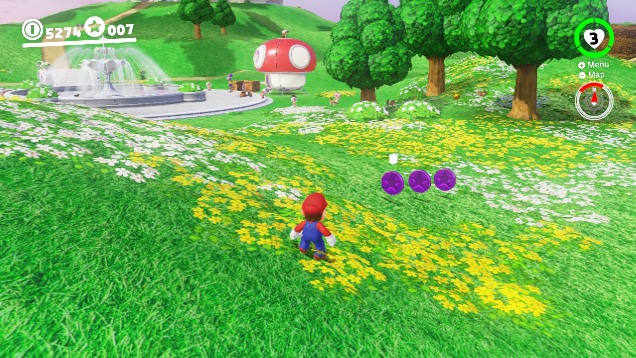 Super Mario Odyssey: All 100 Purple Coins Locations ...