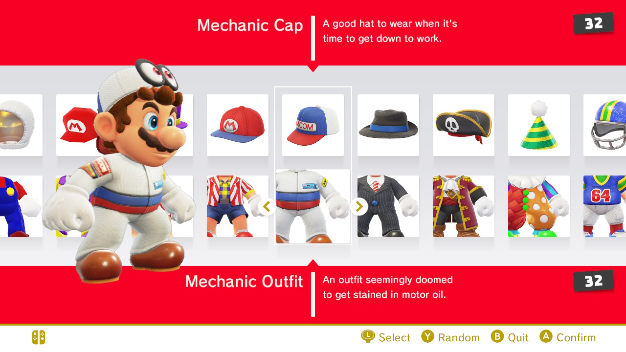 Super Mario Odyssey Check Out Every Mario Outfit All Costumes 