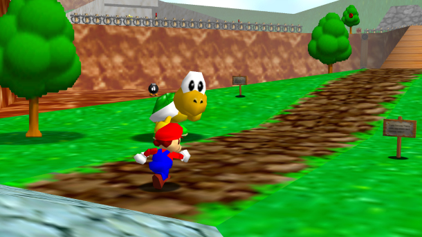 A fully functioning Mario 64 PC port has been released