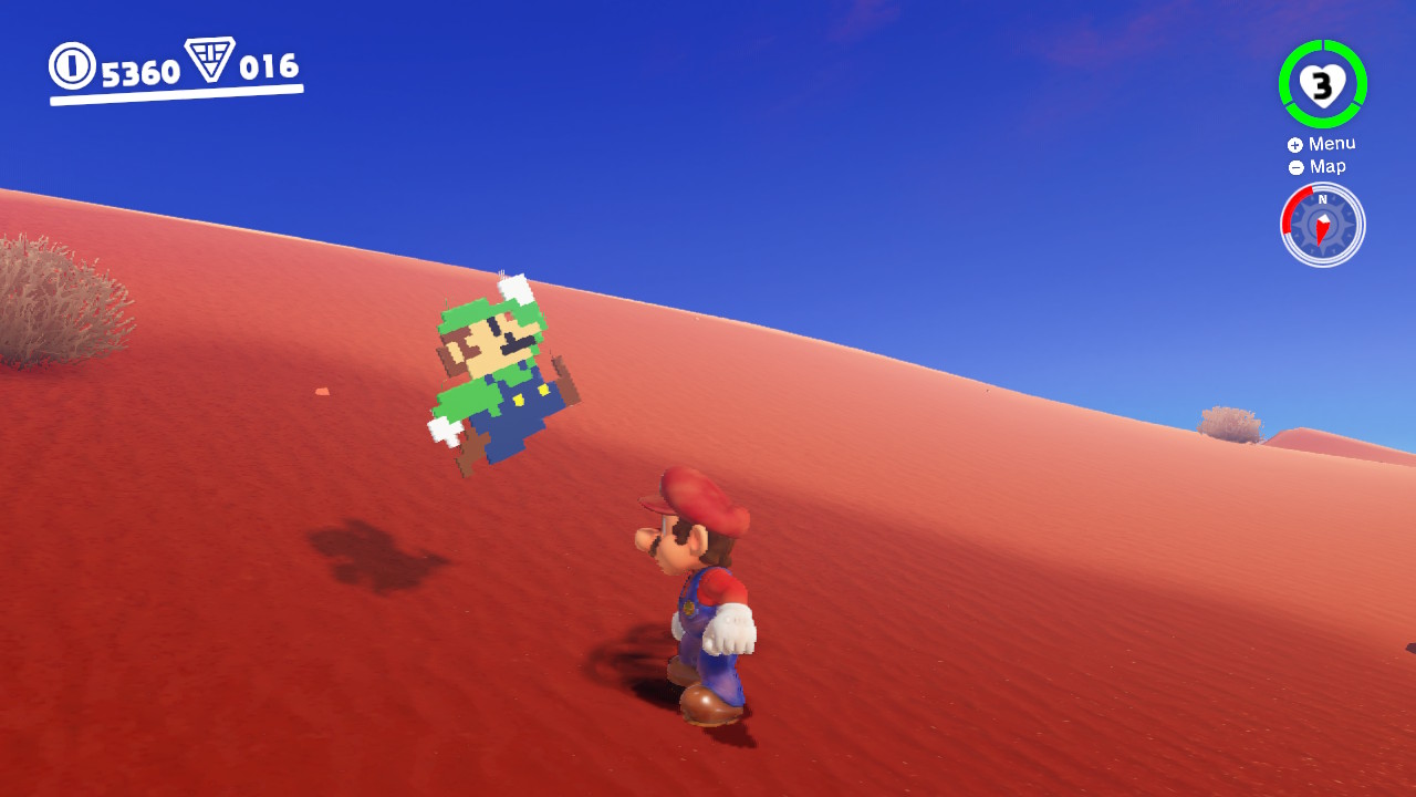 Super Mario Odyssey How To Solve That New Hint Art Tweet 8 Bit Luigi super-mario-odyssey-how-to-solve-that-new-hint-art-tweet-8-bit-luigi