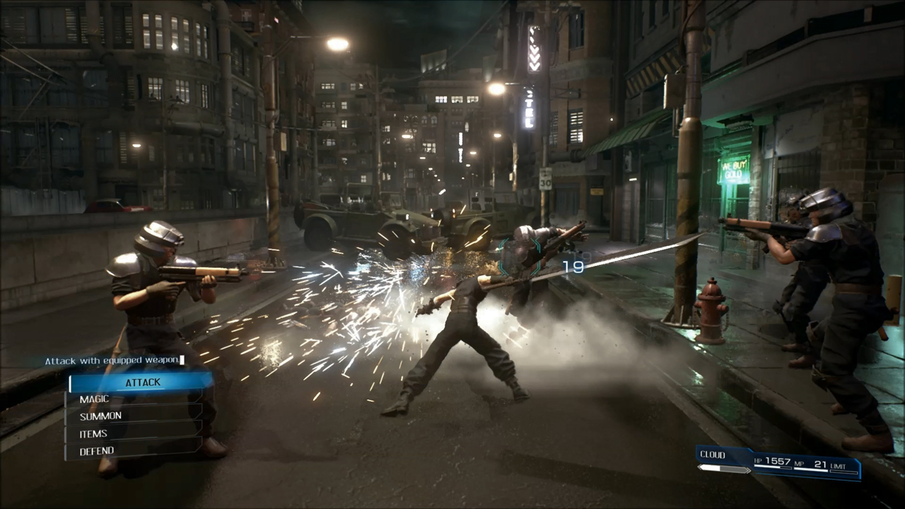 Final Fantasy VII Remake - PlayStation Experience 2015 Gameplay