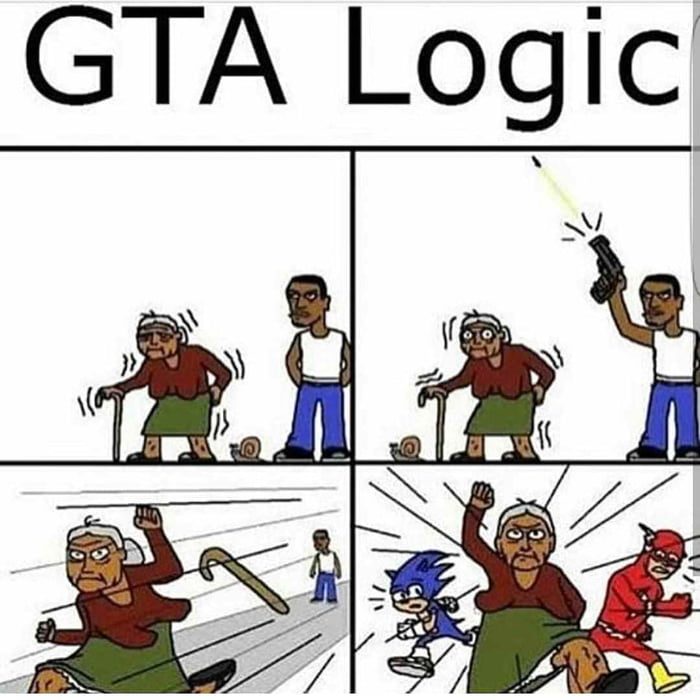 funny gta v wasted meme