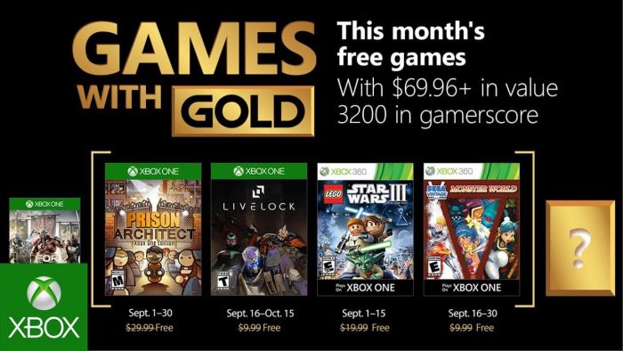 october games with gold