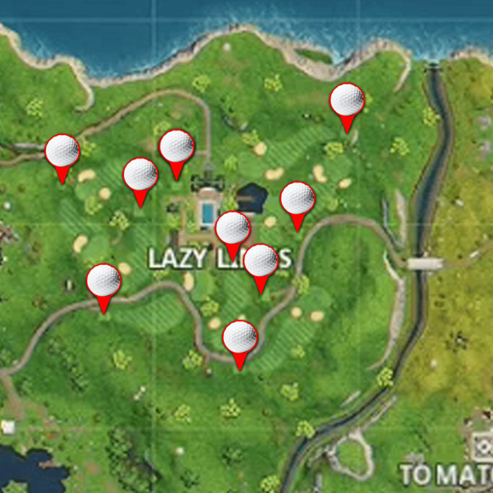 Golf Course Locations Fortnite Fortnite Battle Royale Season 5 Week 5 Challenges Guide Golf Greens Treasure Locations Video Gameranx