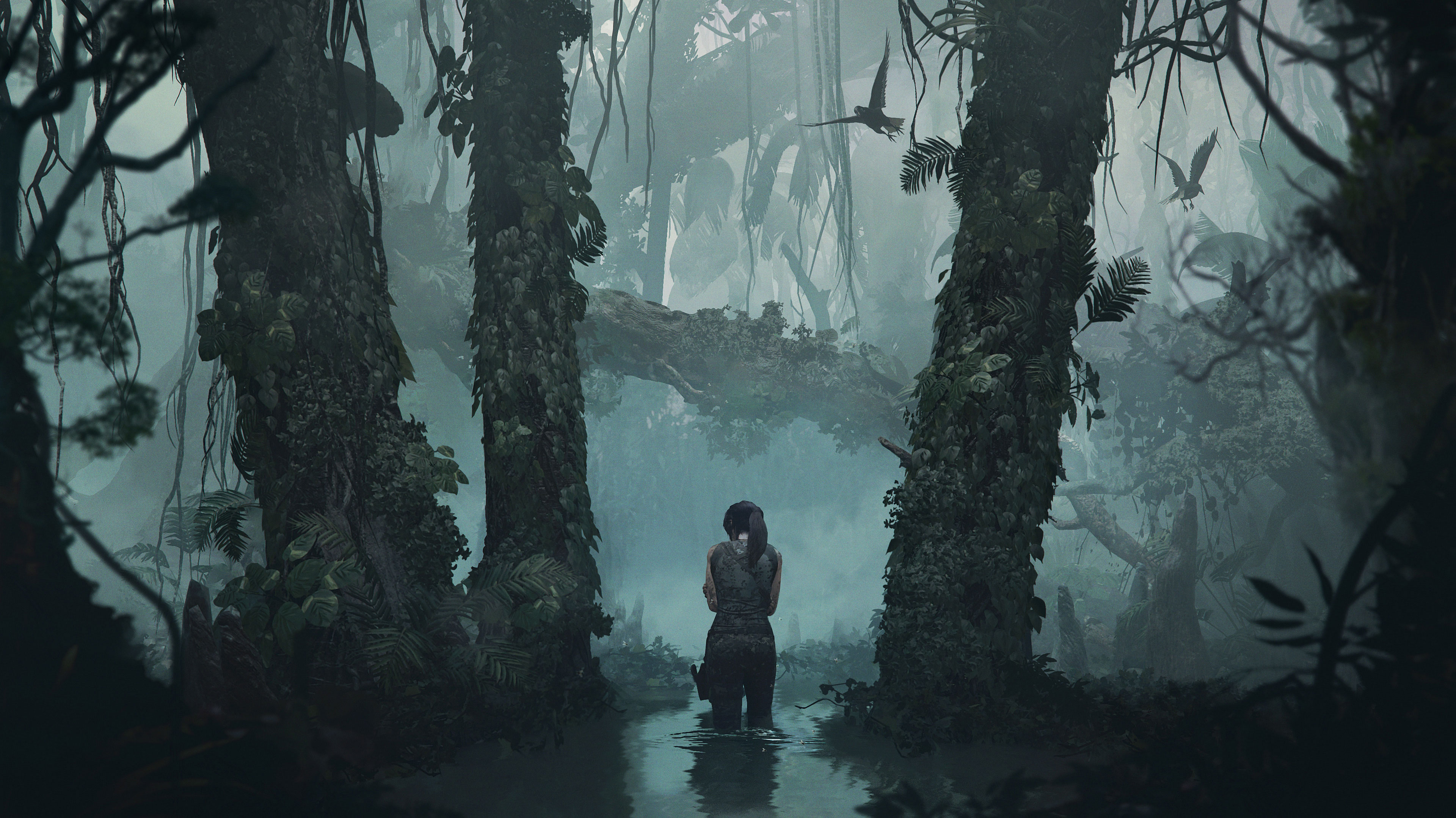 1366x768 shadow of the tomb raider background