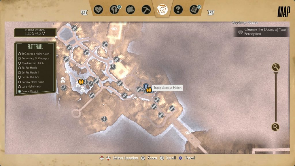 We Happy Few All Chapter 1 Hatch Locations Fast Travel Unlock Guide