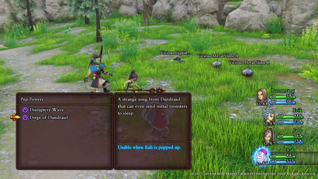 Dragon Quest 11 How To Gain 50,000+ XP In A Single Battle Metal