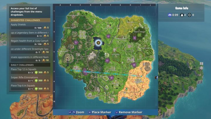 hunting party challenges guide secret battle star locations - fortnite season 6 battle star