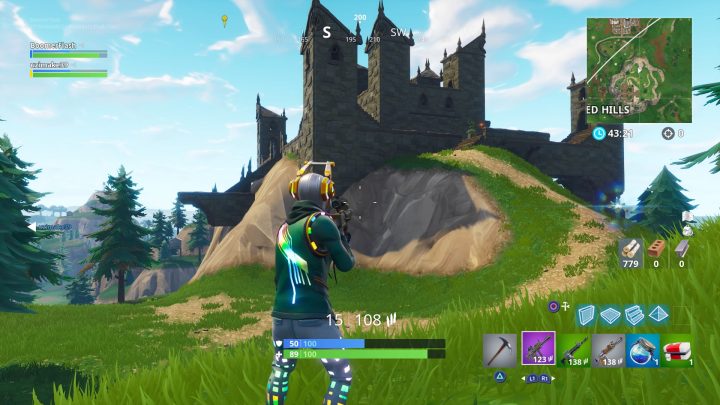 the creepy castle - fortnite castle ruins