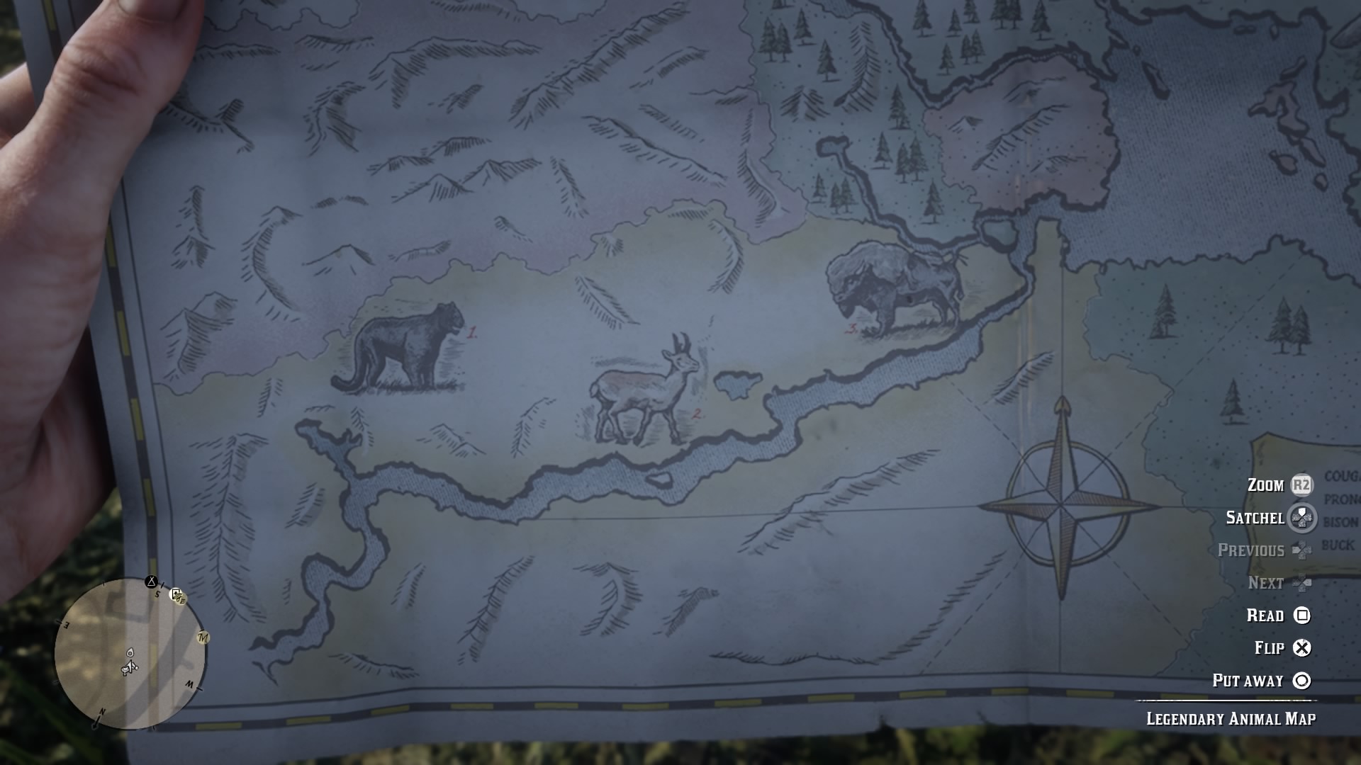 Red Dead Redemption 2 All Legendary Hunting Locations.