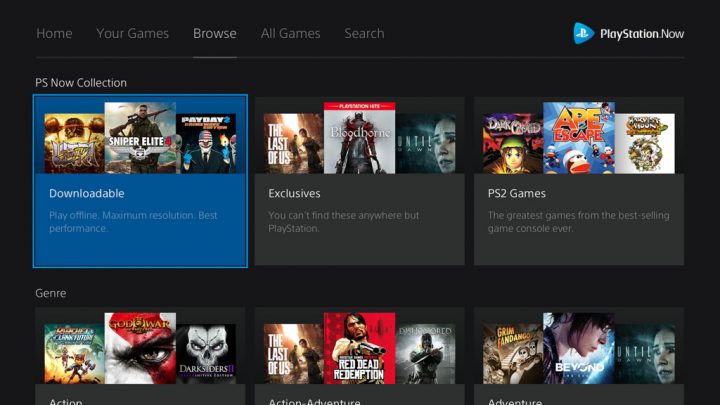 new games to ps now