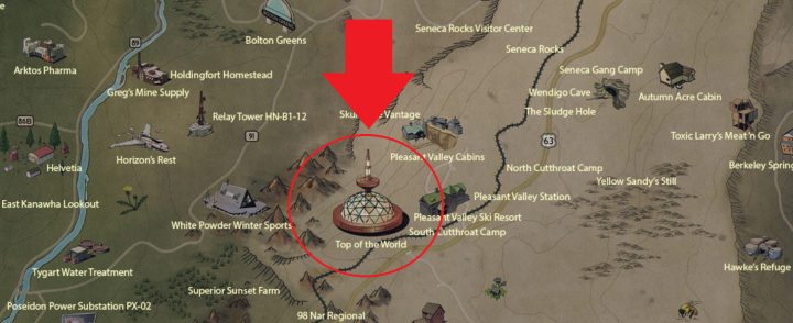 Fallout 76 Helvetia Location