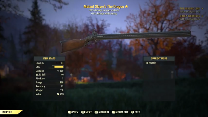 Diariamente Extraordinario Vergonzoso Fallout 76: How To Get The Dragon Four-Barreled Rifle | New Weapon Guide -  Gameranx