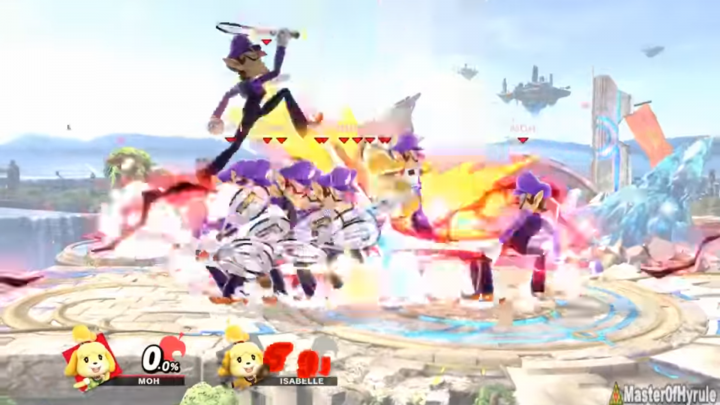 Super Smash Bros Ultimate How To Summon An Infinite Army Of Waluigis Isabelle Glitch Guide Gameranx - roblox infinite super star glitch ssbu