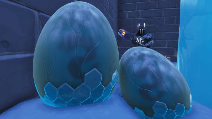 enormous dragon eggs are popping up in fortnite battle royale which means we might start seeing fully grown dragons blowing fire in the very near future - fortnite secret door