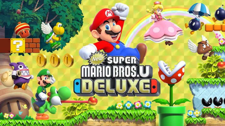 New Super Mario Bros. U Deluxe – 4 Players Walkthrough Co-Op Full