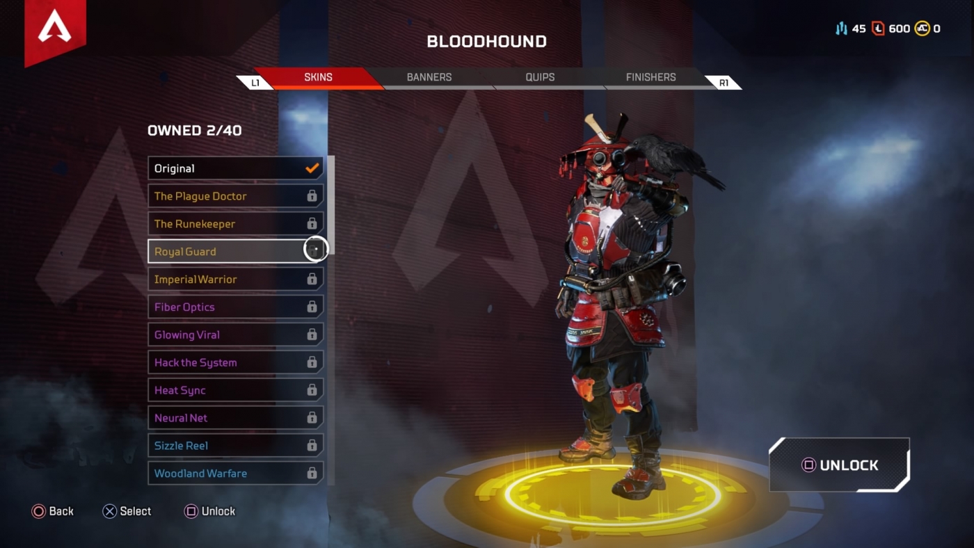 Apex Legends All The Legendary Hero Skins Available So Far Cosmetics Gallery Gameranx