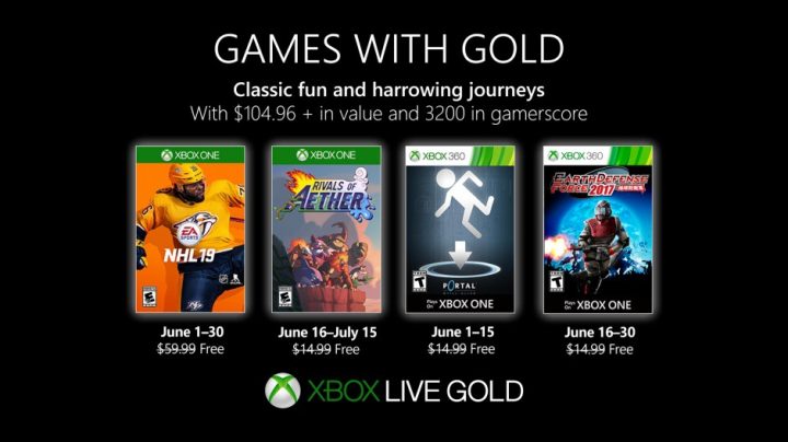 Xbox Games With Gold for June 2019 Announced, Headliner Titles Include ...