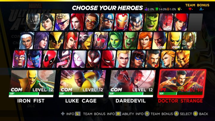 Marvel Ultimate Alliance 3: Get The Biggest Team Bonuses With These ...