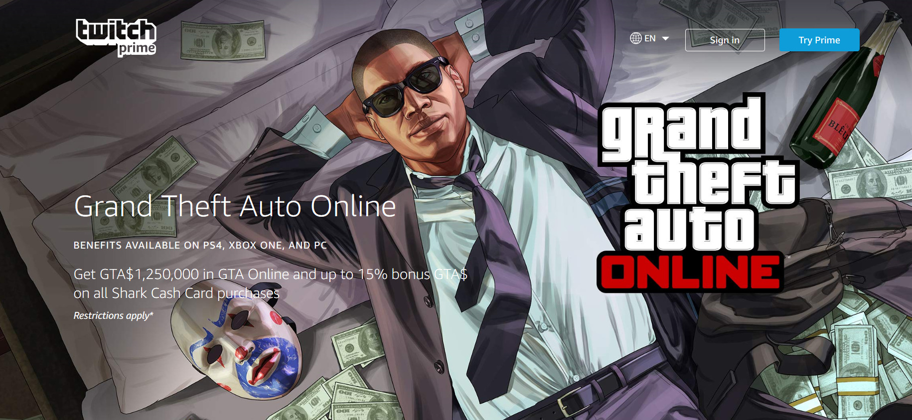 Screenshot 2019 07 03 Twitch Prime Grand Theft Auto Online