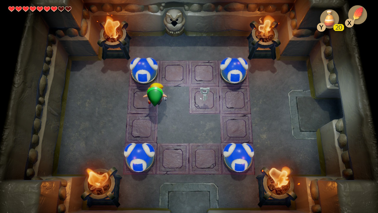Link's Awakening Color Dungeon: Change your outfit for a stat buff