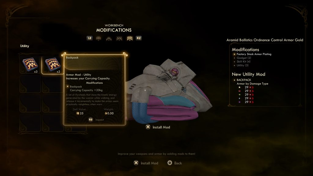 The Outer Worlds Armor Mods Guide