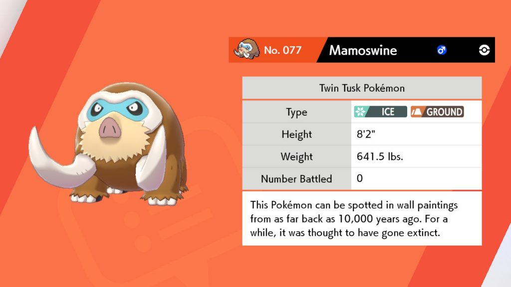 Pokemon Sword Shield How To Evolve Piloswine Into Mamoswine Rare Evolution Guide Gameranx