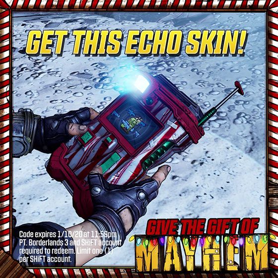 Borderlands 3: Use These SHiFT Codes To Unlock Unique Holiday Skins