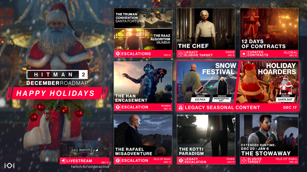 Hitman 3, Year 2 - October Roadmap (Released October 6, 2022) - Hitman 3  (2021) - Hitman Forum