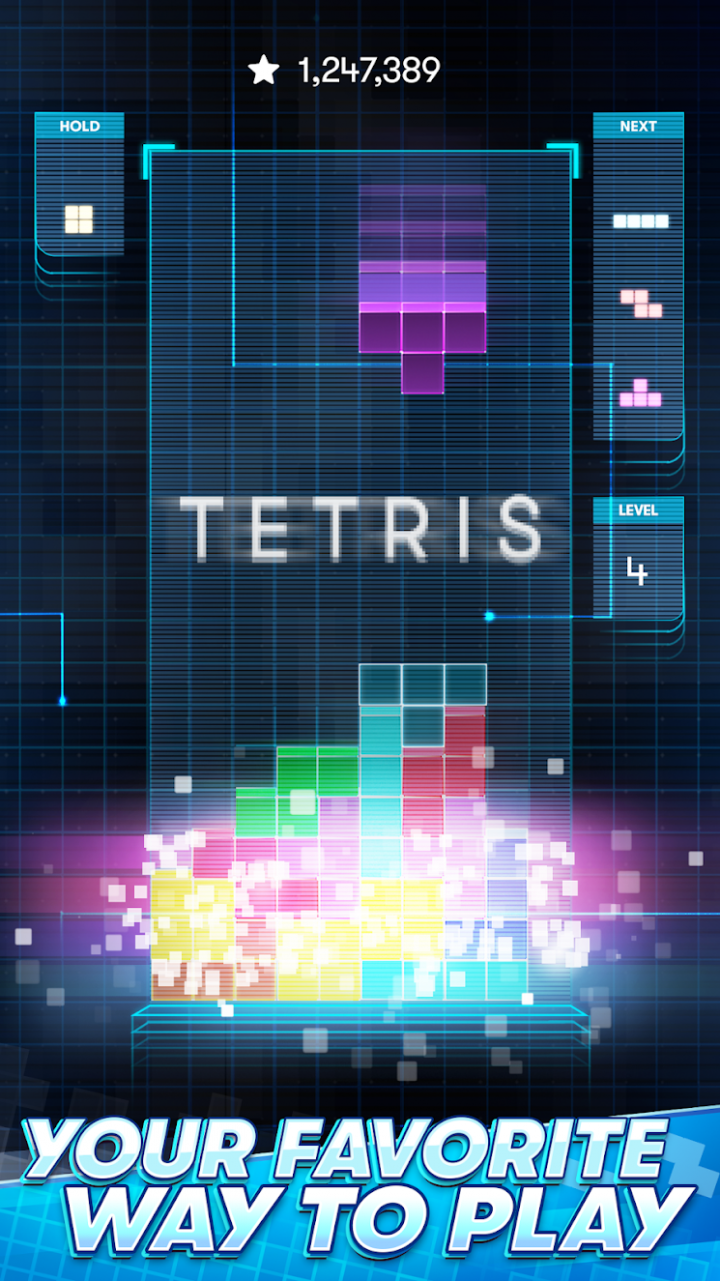 tetris dark theme