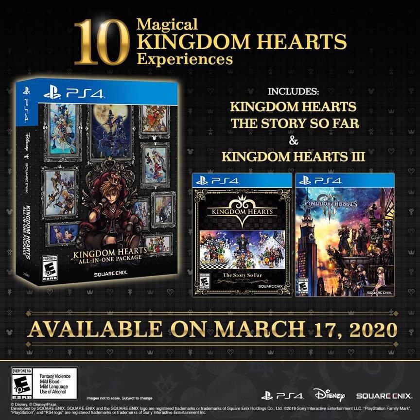 Square Enix Announces Kingdom Hearts All In One Package For Ps4 Set To Release This March Gameranx