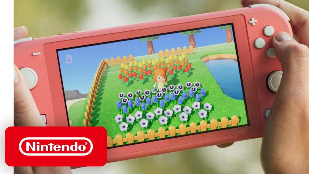 coral switch lite with animal crossing