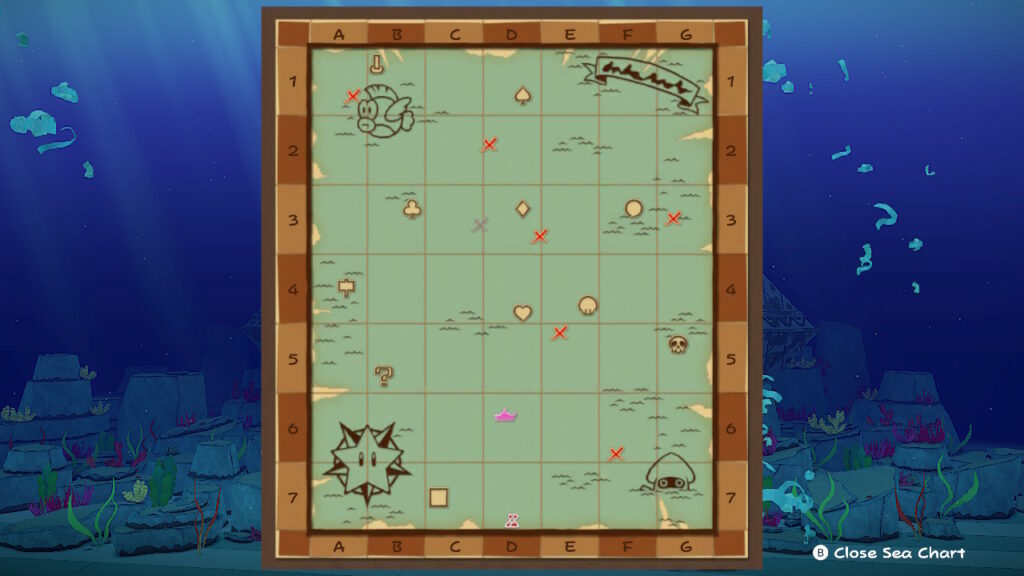 Complete Sea Chart Paper Mario Paper Mario: The Origami King - All Sea Map Island Locations | Great Sea  Secrets Guide - Gameranx