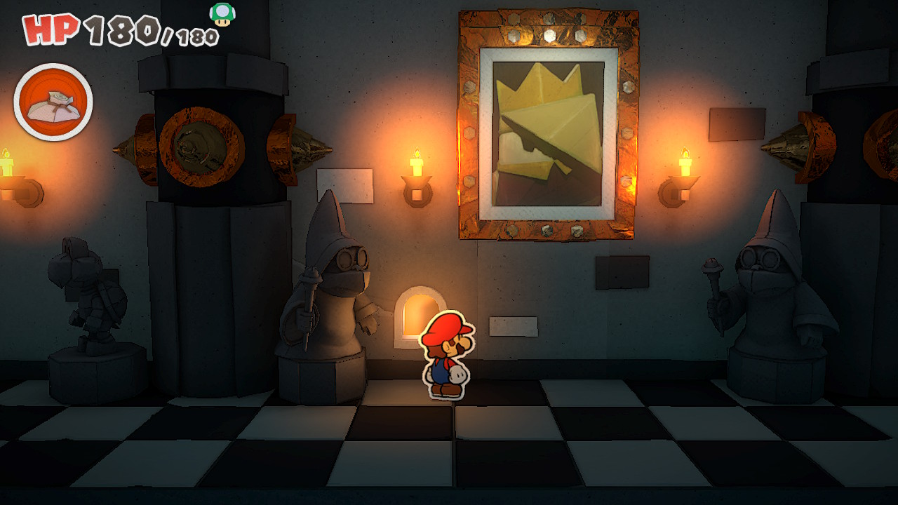 Paper Mario The Origami King Cutting The Green Streamer Bowser's