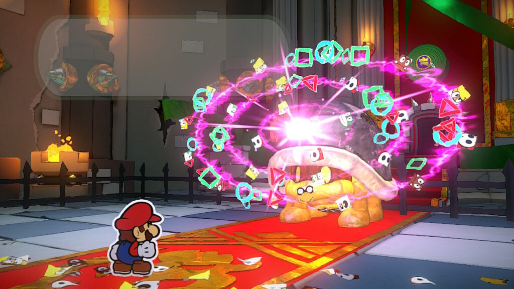 Paper Mario: The Origami King - Cutting The Green Streamer | Bowser's ...