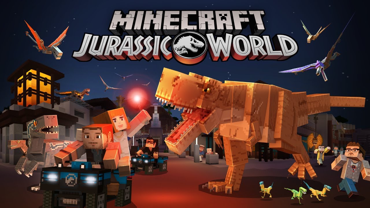 Jurassic World Comes To Minecraft With The Most Iconic Dinosaurs And ...