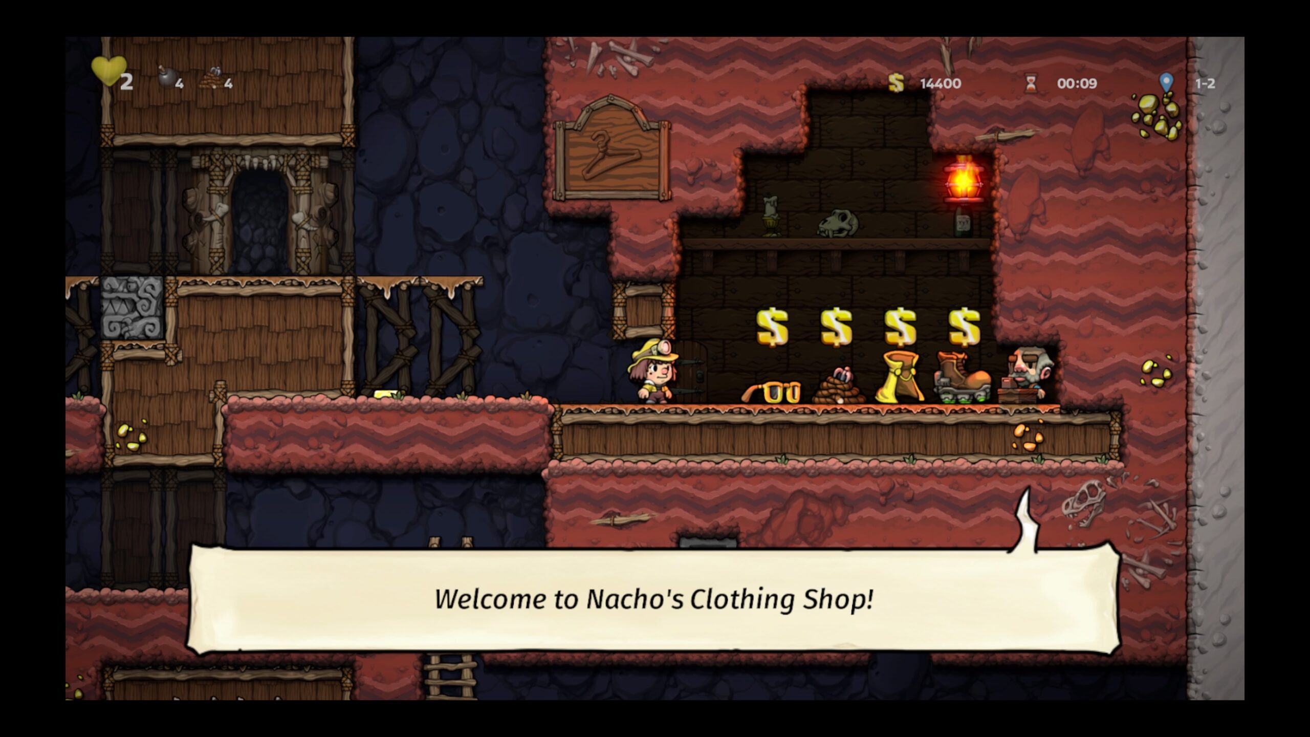 Spelunky 2 Use This Incredibly Easy Method To Take Out The Shopkeeper And Steal All His Stuff