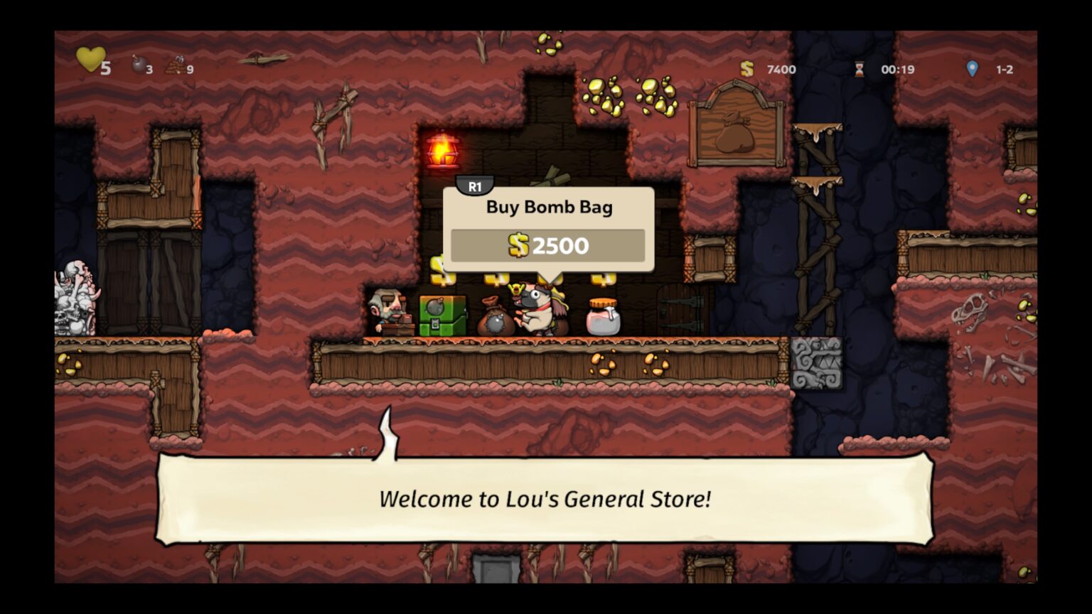 Spelunky 2 Use This Incredibly Easy Method To Take Out The Shopkeeper