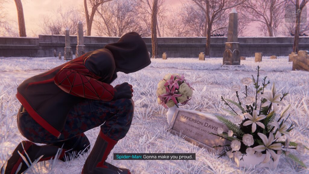 Spider-Man Miles Morales Never Give Up Trophy Guide (Jefferson Davis' Grave  Location)
