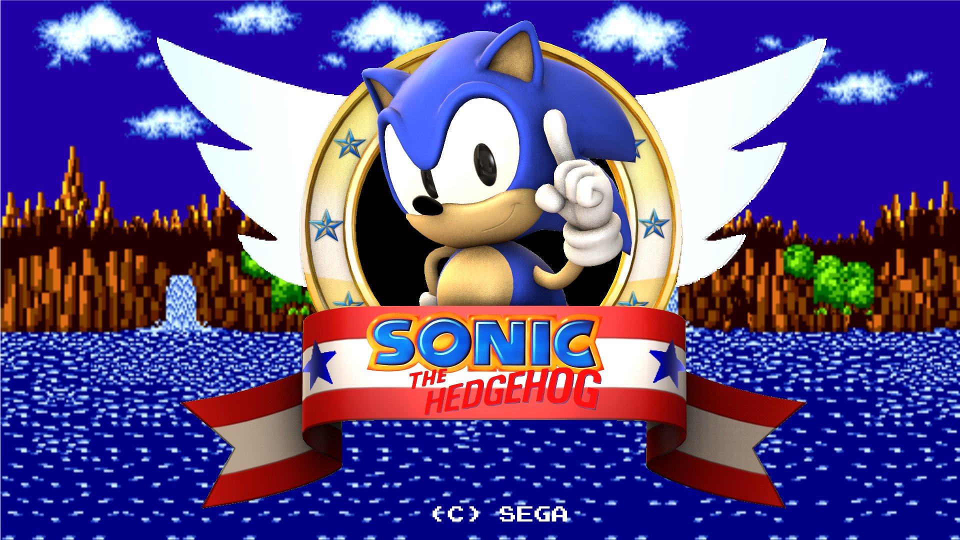 Sonic The Hedgehog Sega Genesis Sprites