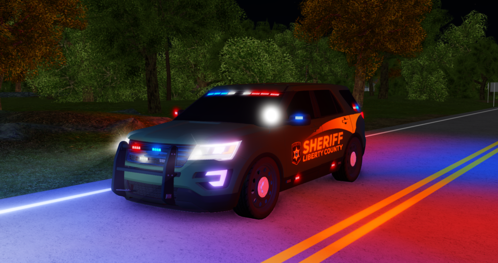 Emergency Response Liberty County Police Car