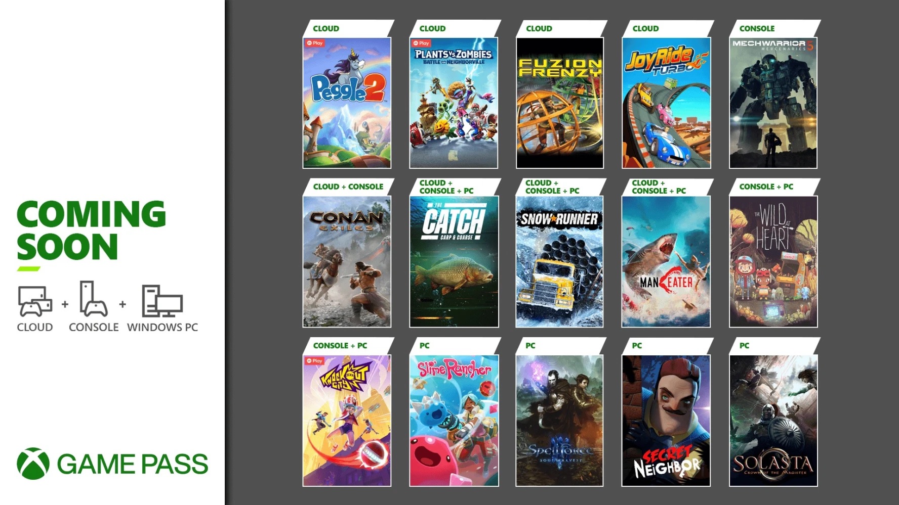 game pass list of games