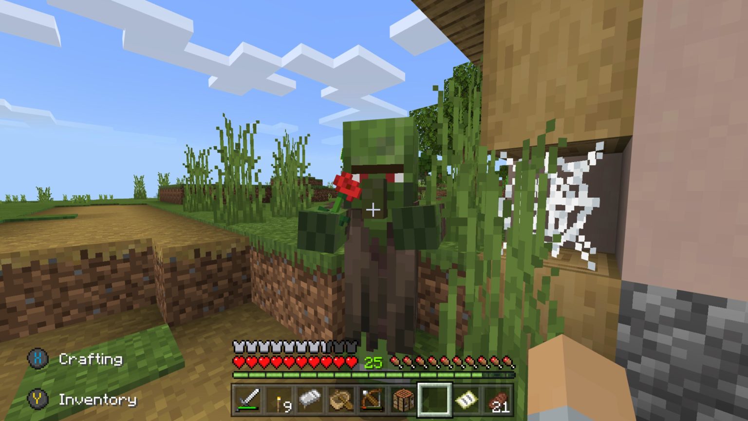 What is the title of this picture ? Minecraft: How To Cure & Create Zombie Villagers | Zombie Doctor Guide