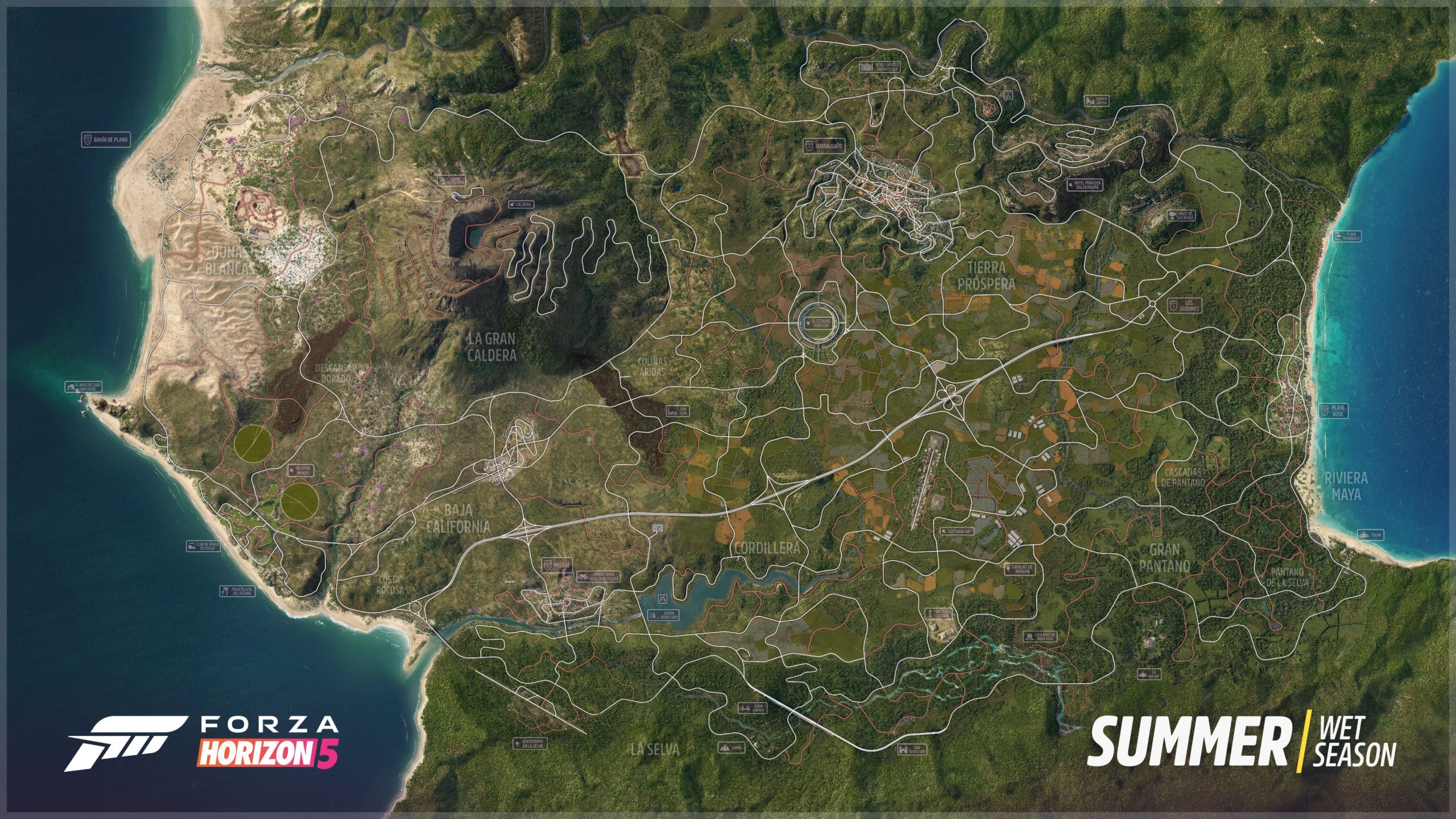 Forza Horizon 5 Developers Share Game Map Online – Gameranx