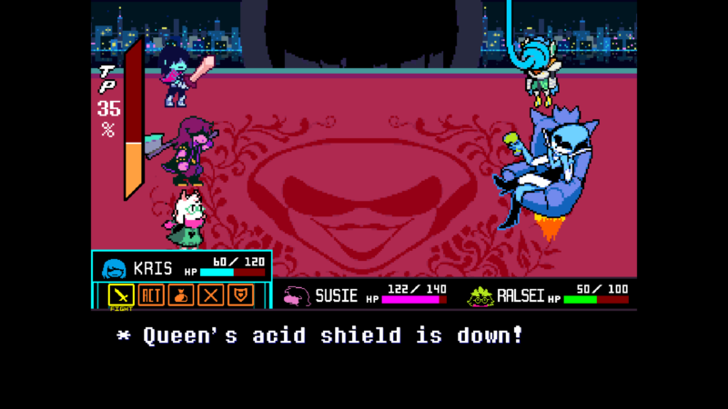 Queen Deltarune Chapter 2 Sprites