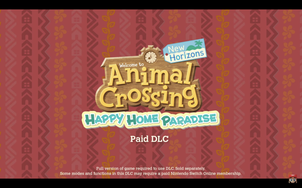 animal crossing expansion happy home paradise