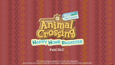 animal crossing expansion happy home paradise