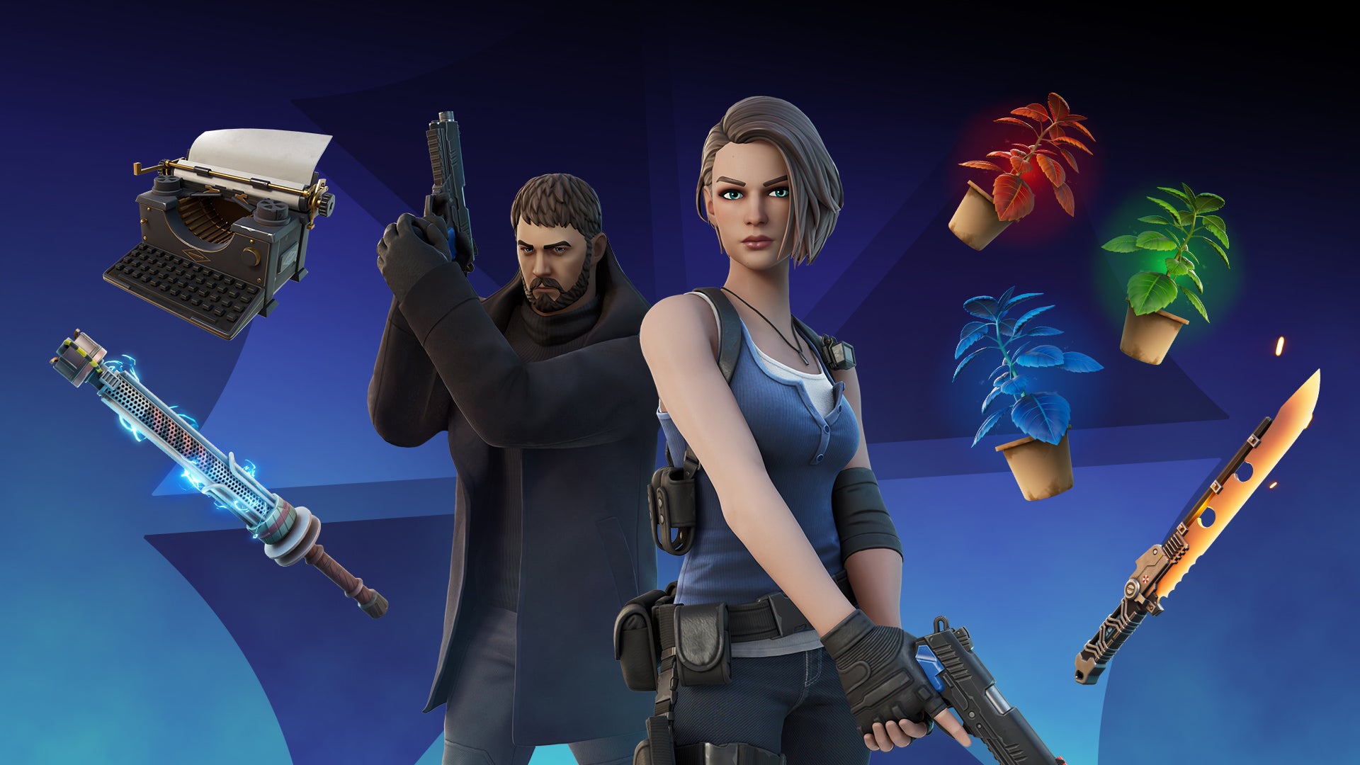Fortnite Adds Two Iconic Resident Evil Protagonists Into The Mix Gameranx